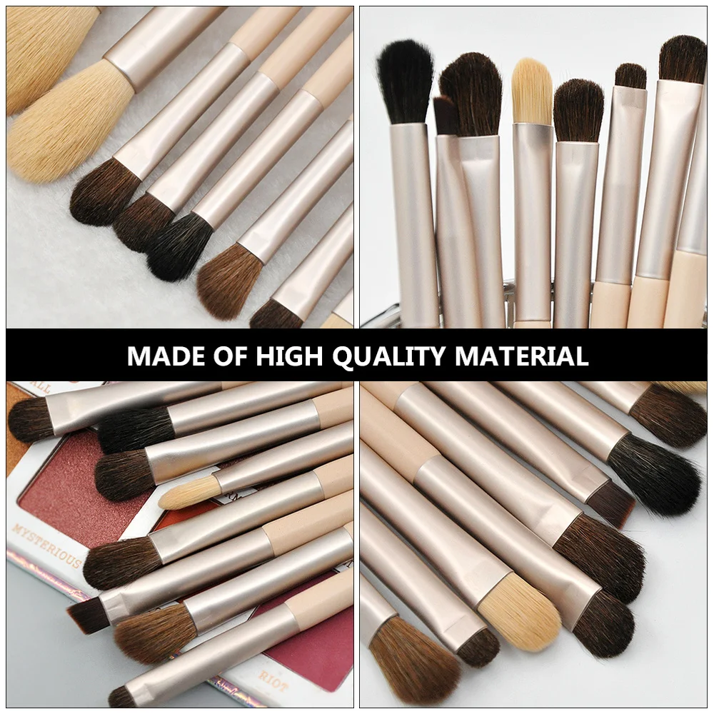 

12PCS Lightweight Makeup Brush Cone Shape Makeup Brushes Kit for Girls