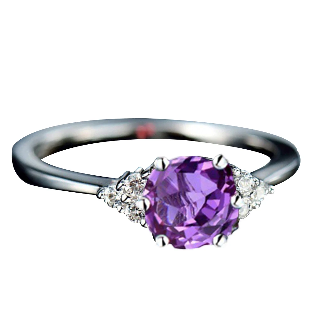 Женское кольцо с искусственным гранатом свадебные украшения подарок стразы