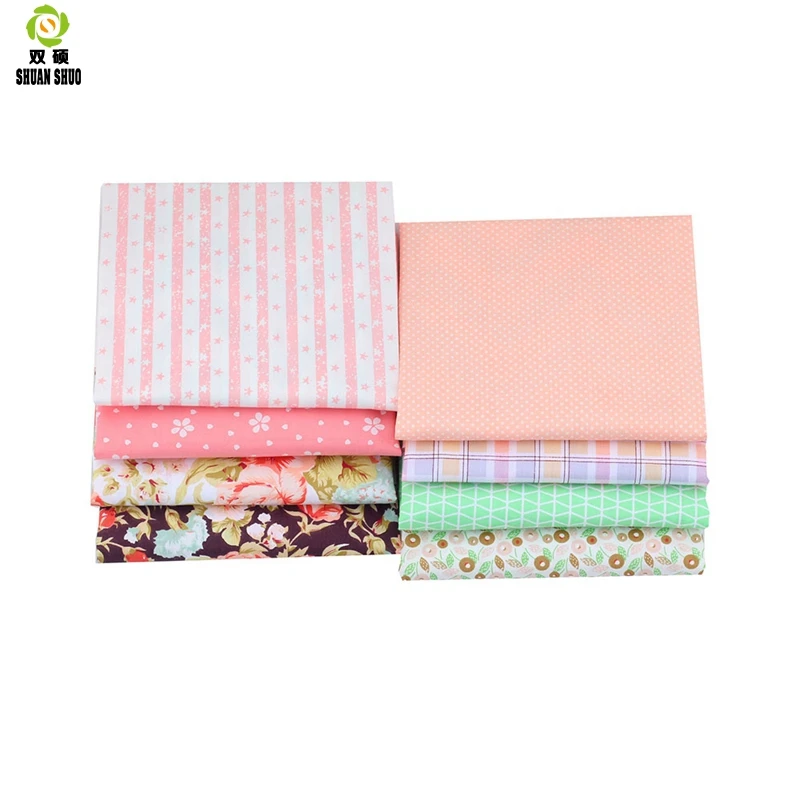 Новая серия хлопковых лоскутных тканей Shuanshuo ткани ручной работы для шитья