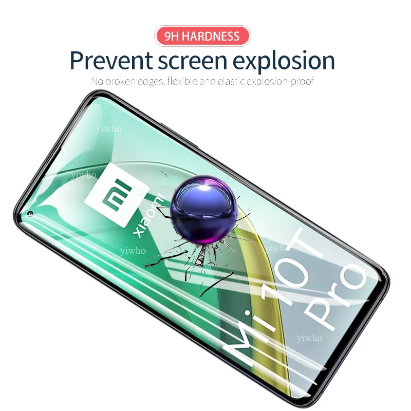 Закаленное стекло для Xiaomi Mi 10t Pro 5G чехол защитное защита экрана объектив камеры