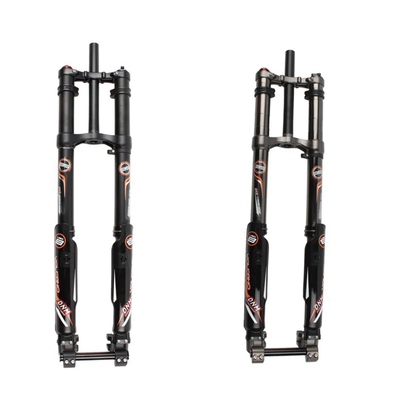 

Передняя вилка на два плеча для велосипеда, пневматическая передняя вилка DH для горного велосипеда, амортизационное оборудование для езды ...