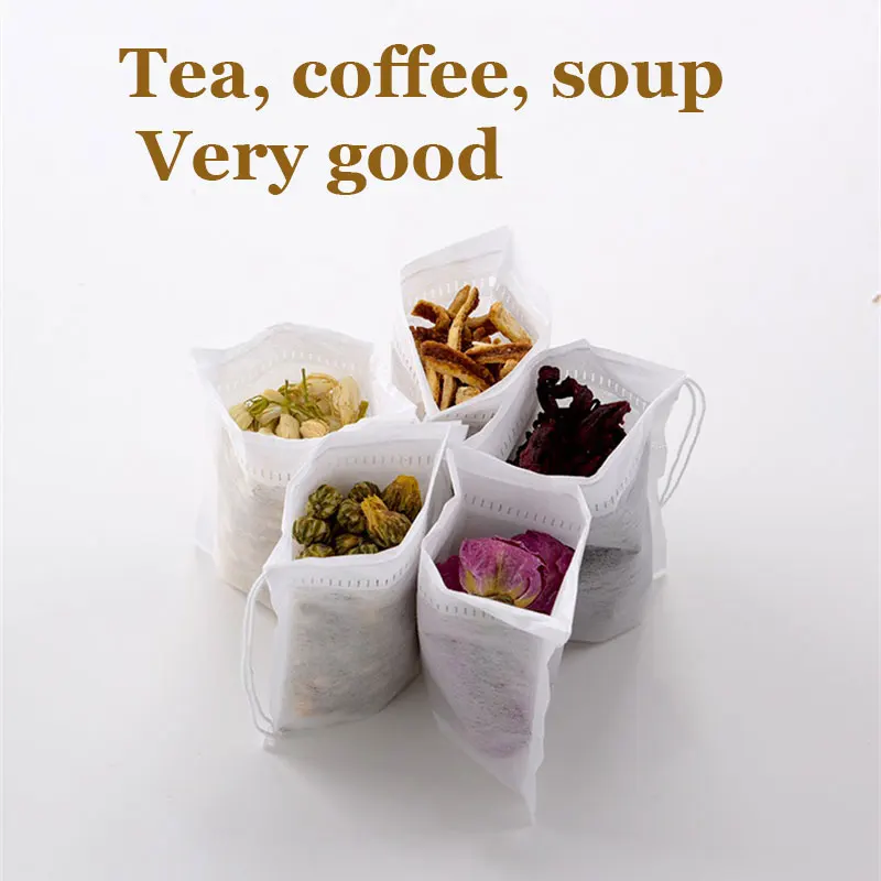 Одноразовые чайные пакетики 100 шт./лот для Пуэра фильтр зеленого чая инфузор со