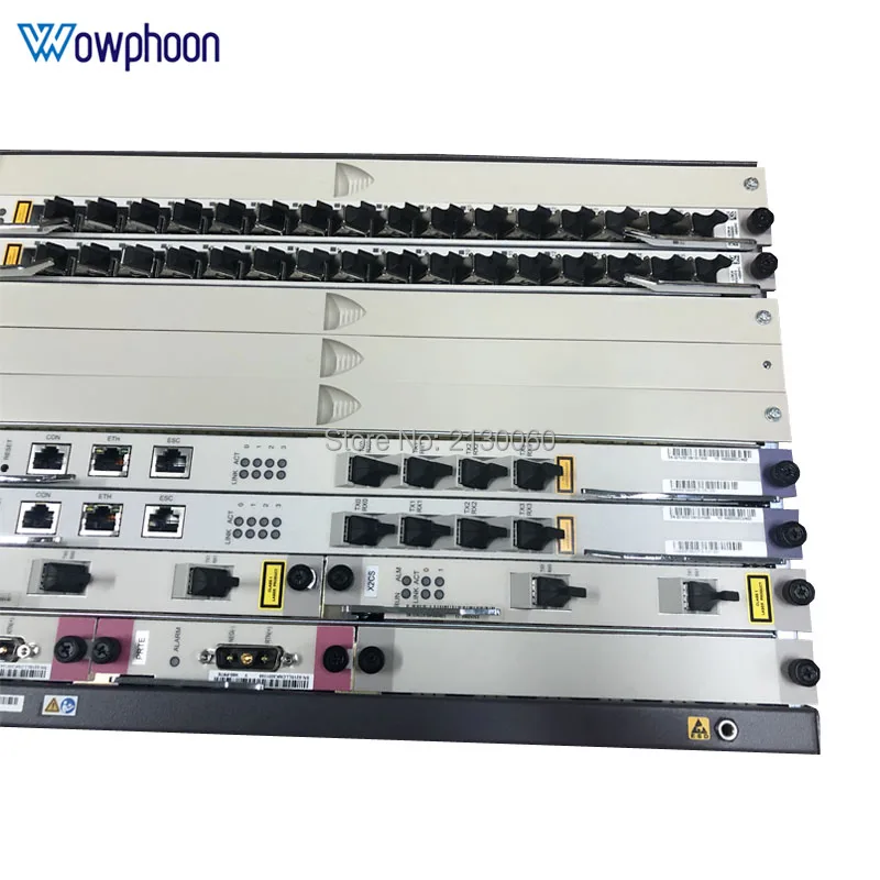 Huawei GPON OLT MA5683T 1 г, 2xSCUN плата управления+ 2xPRTE Усилитель мощности доска+ 2x scun+ 2x GPBD/GPFD сервис доска B+ C