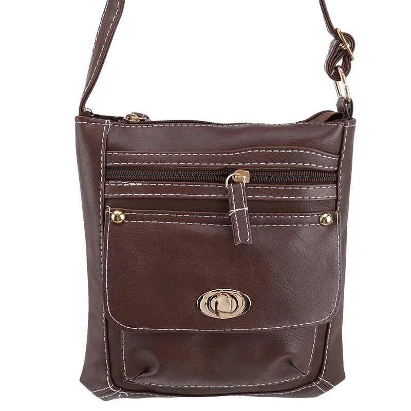

Fashion Women PU Shoulder Bag New Retro Ladies Cross Body Bags High Quality Female Solid Color Messenger Bags For Women