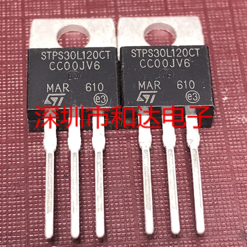 

STPS30L120CT TO-220 120 в 30 А