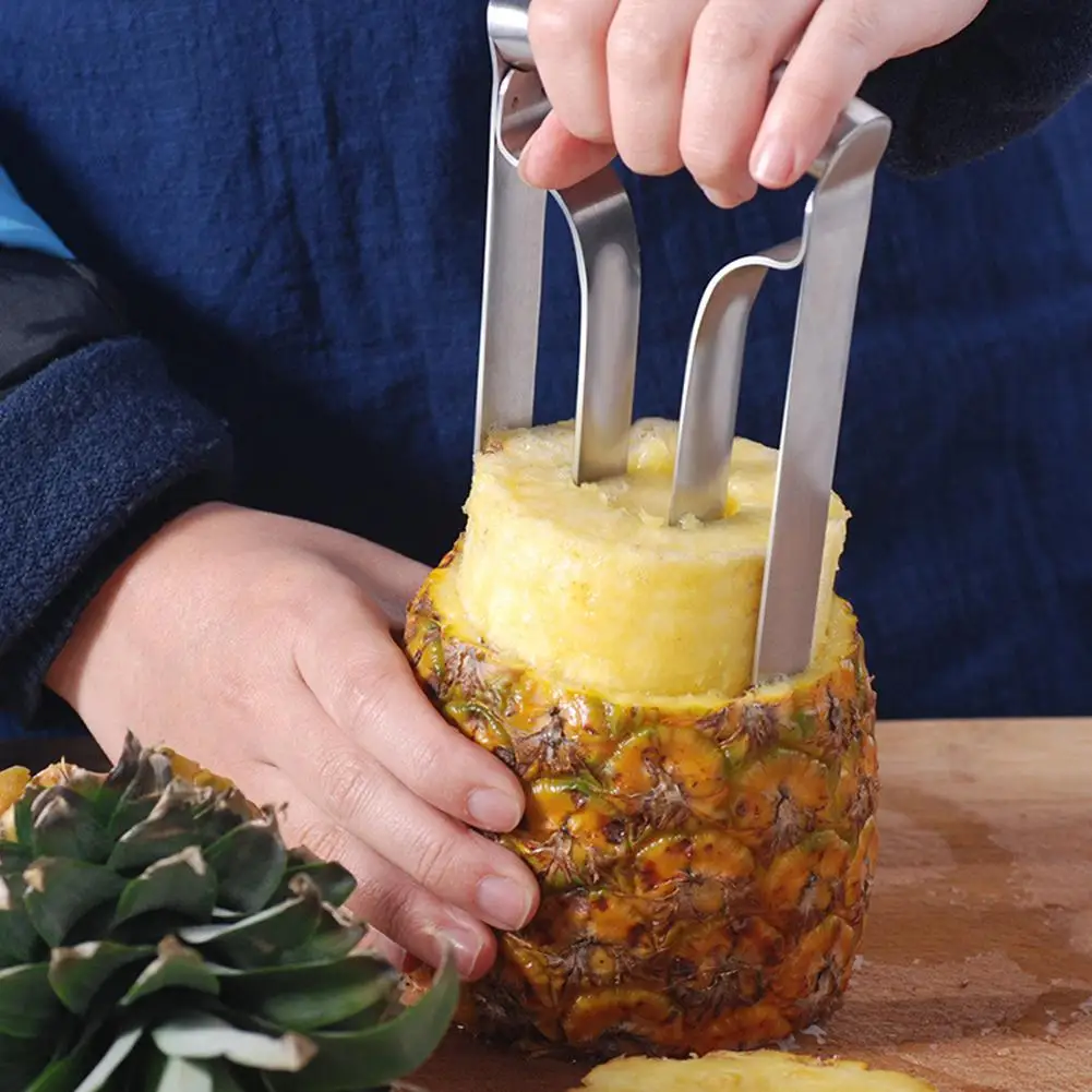 

Stainless Steel Pineapple Corer Parer Kitchen Gadget Fruit Cutting Tool