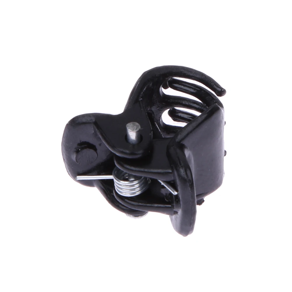 

100pcs/Bag Black Hair Clips Clipper Clamp For Women Ladies Plastic 6 Claws