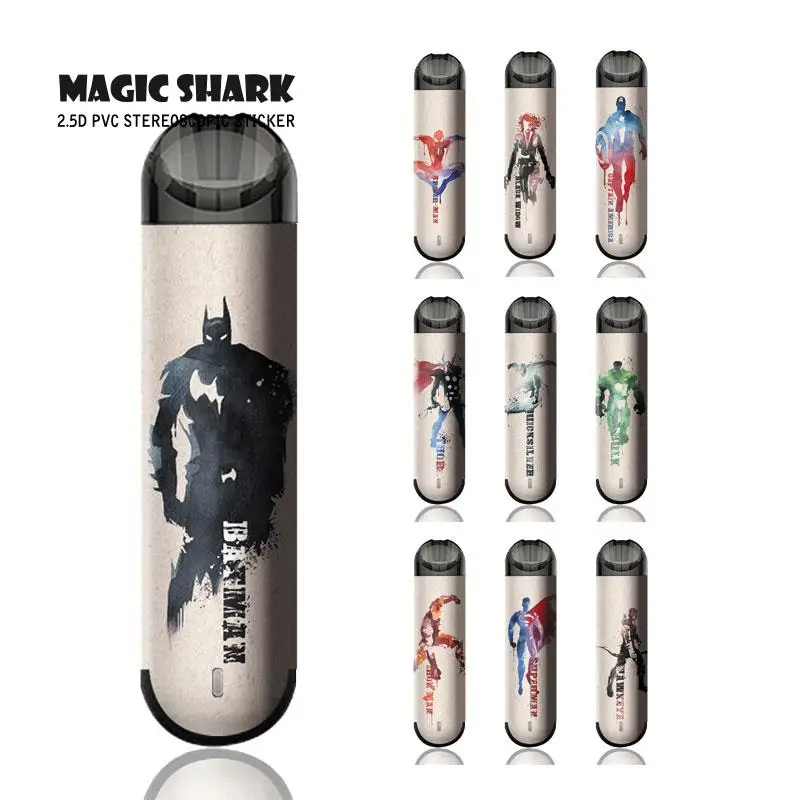 Чехол Magic Shark Marvel DC Супермен Бэтмен наклейка пленка для задней панели патронов 061