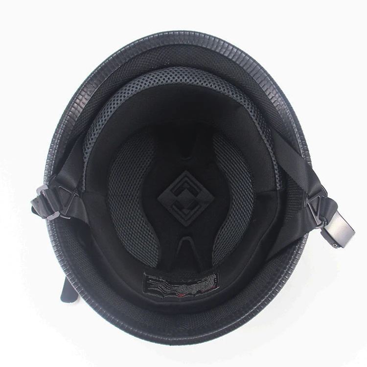 Мотоциклетный шлем с половинчатым лицом винтажный Ретро немецкий скутер мужской