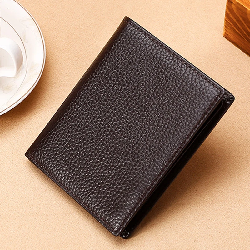 Мужская сумка для кредитных карт Bycobecy из натуральной кожи повседневная Сумочка