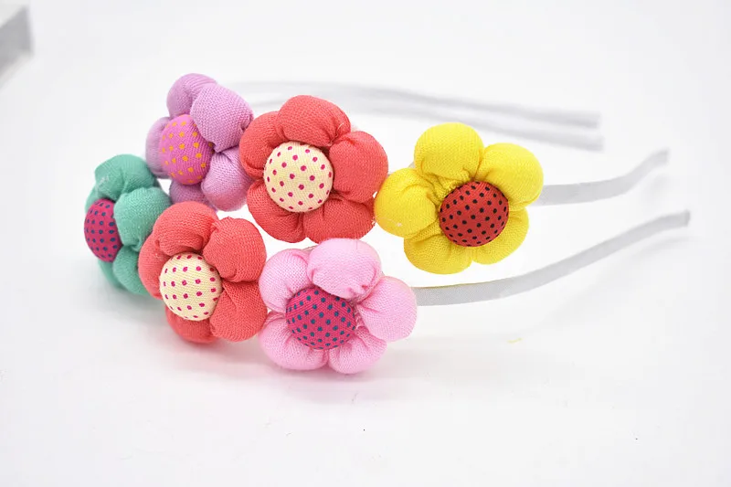 Pearl Flower Hair Accessories flower Hairbands beautiful hoop hair Princess band head of for girls headband | Детская одежда и