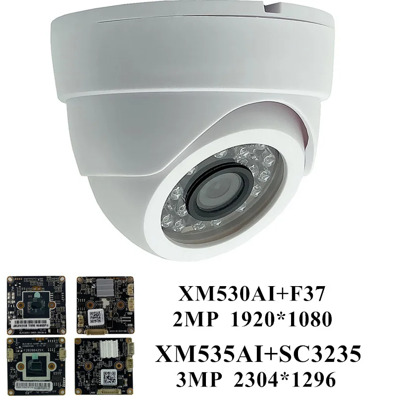 3MP 2MP IP потолочная купольная камера для помещений XM535AI + SC3235 2304*1296 XM530 F37 1080P IRC ночное
