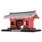 Kaminarimon ворота сенсоцзи храм Япония всемирно известный здание ручной работы 3D бумажная модель