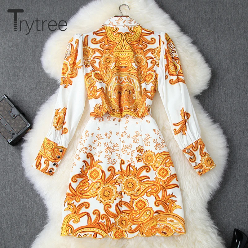 Осенне-зимний женский комплект из двух предметов Trytree 2020 повседневный топ с