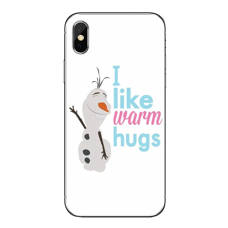 Милые платья со снеговиком Олафом из мультфильма Снежинка для samsung Galaxy S3 S4 S5 мини