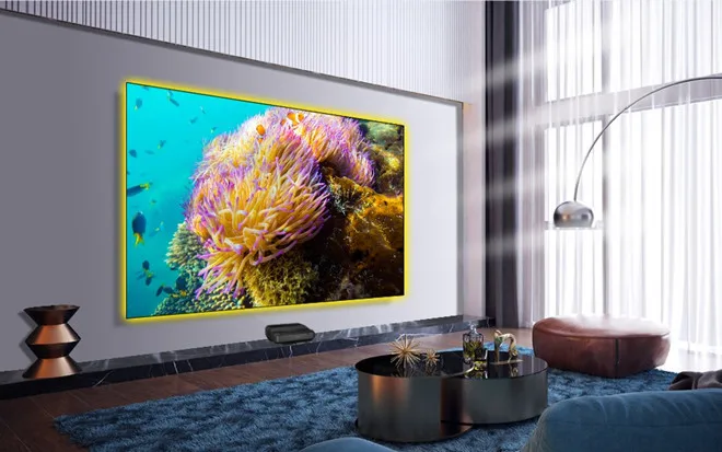 200 дюймовый 3D 4K Черный Кристалл узкая фиксированная рамка проекционные экраны