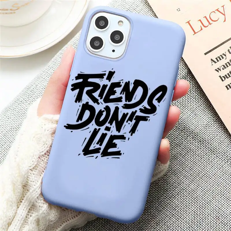 

Stranger things America TV series Phone Case Candy Color for iPhone 6 7 8 11 12 s mini pro X XS XR MAX Plus