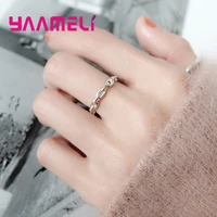 special sale silver 925 ring statement opening band stackable knuckle decoration jewelry punk crossing unisex design hot selling