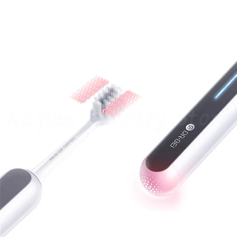 New Dr. Bei S7 XiaoMi Sonic Rechargeable Electric Toothbrush Adult Soft Bristle Whitening Tooth Brush - White USB Port enlarge
