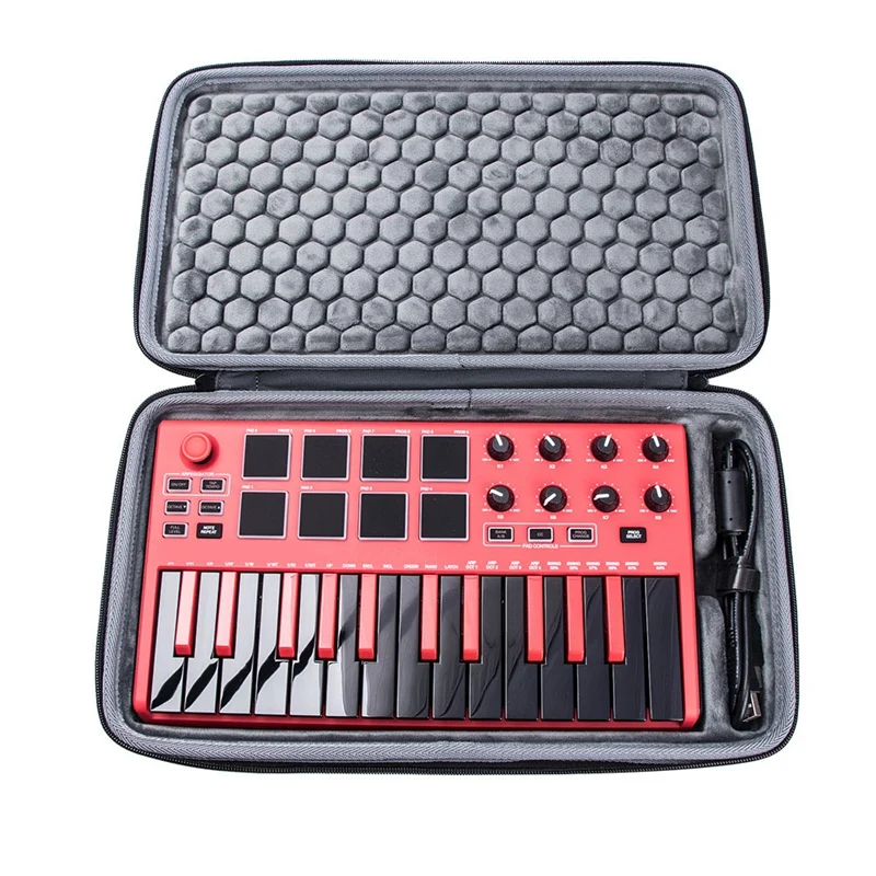 Жесткий Чехол для Akai Professional Fire или MPK Mini MKII Play хранения клавиатуры дорожная