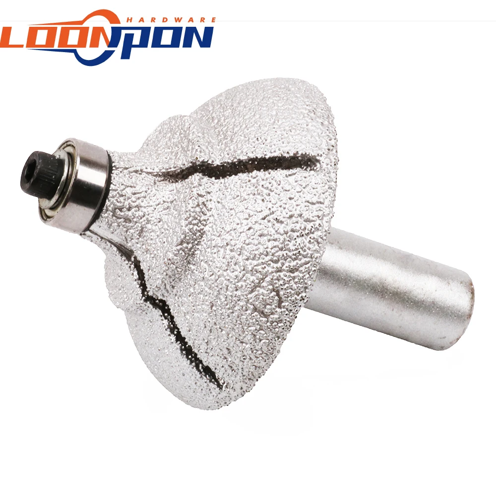 V Вакуумные Паяные алмазные паяльные фрезы для гранита мрамора фрезерный станок