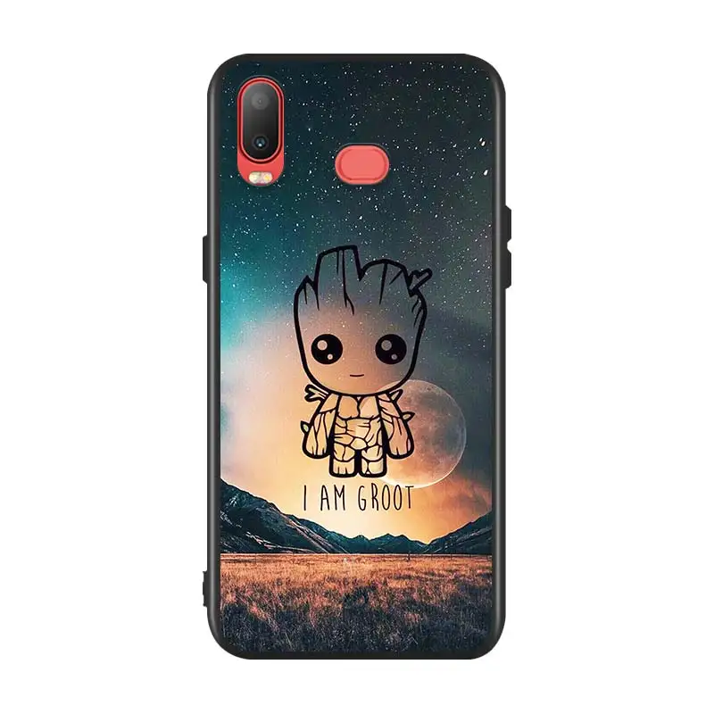 

Marvel Groot Art for Samsung Galaxy A9 A8 Star A750 A7 A6 A5 A3 Plus 2018 2017 2016 Black Phone Case Soft Cover
