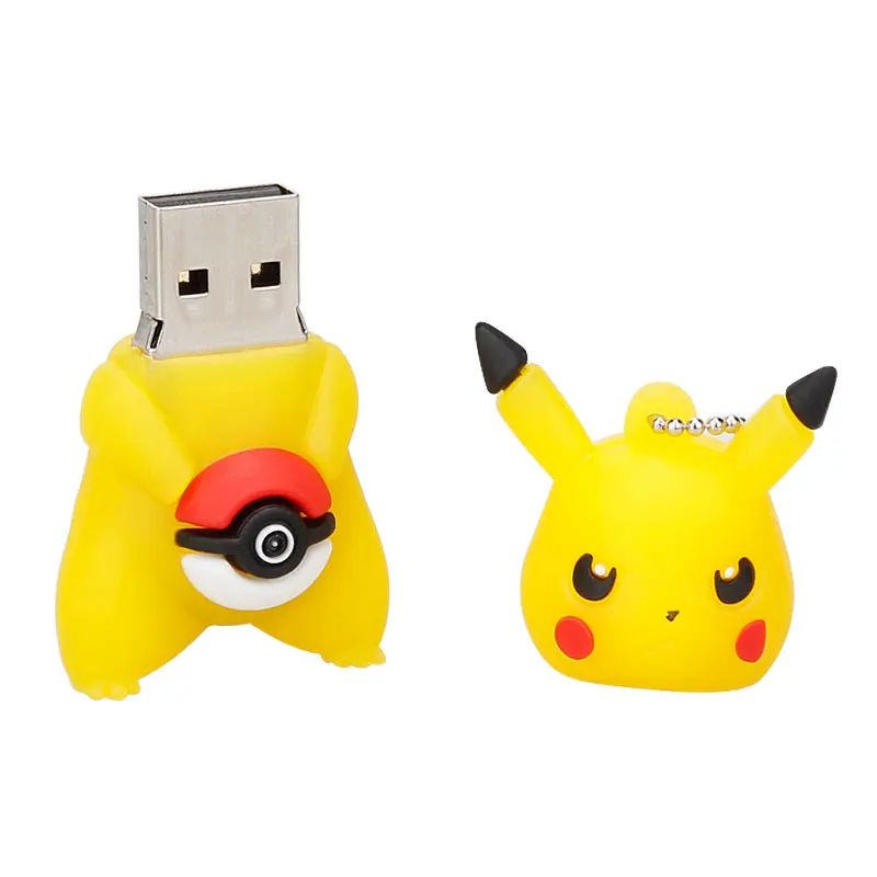 Usb флеш-накопитель 128 ГБ шариковая ручка эльфа 64 Гб pokemon Pikachu pendrive 32 ГБ 16 ГБ 8 ГБ 4 ГБ usb memory stick usb 2,0