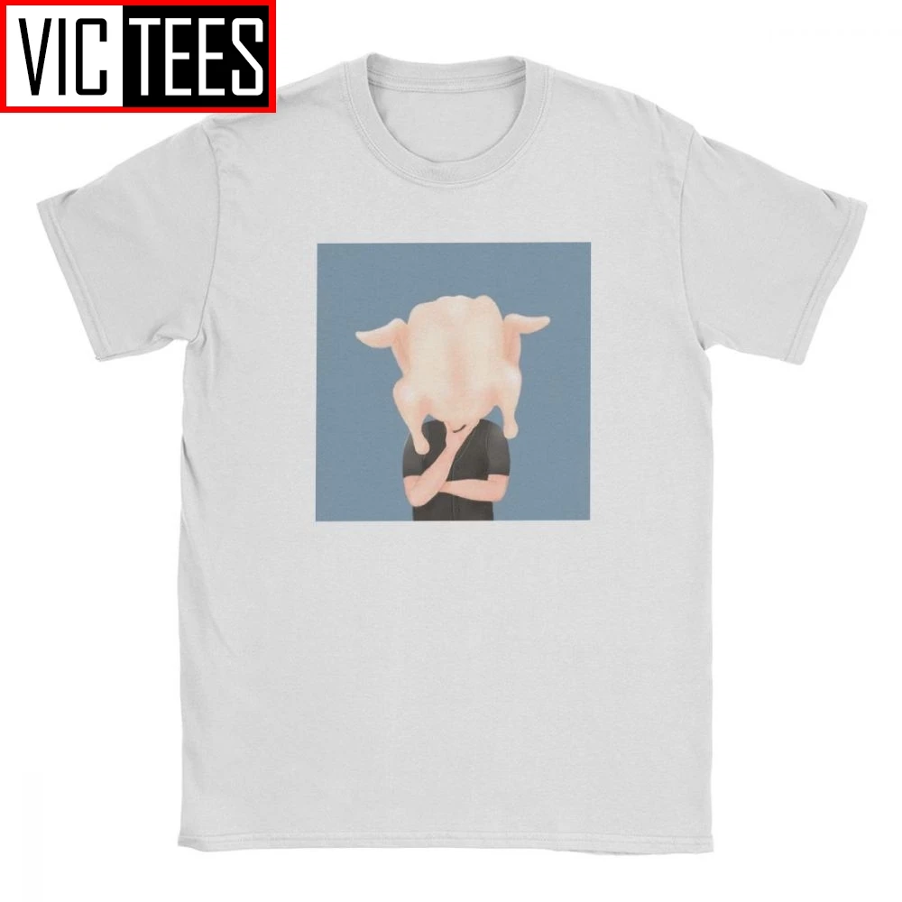 Мужская хлопковая футболка с юмором круглым вырезом и забавным принтом|Мужские