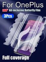 for one plus 10pro 9rt front back screen protector for oneplus 8t soft butterfly hydrogel film 1 9pro 360%c2%b0 full coverage 7tpro