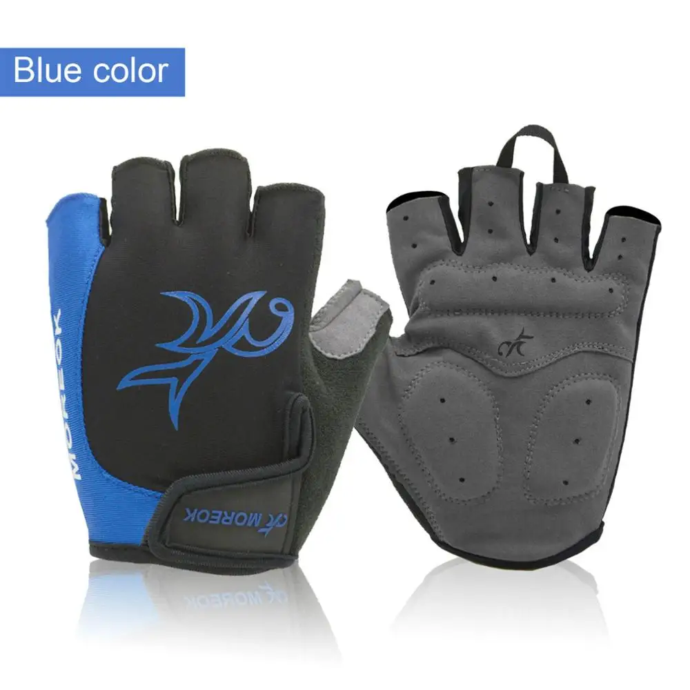 blue color Женские перчатки для велоспорта MTB фитнес женские перчатки для Спортивного Велосипеда уличные перчатки для горного велосипеда - Цвет: blue color