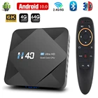 ТВ-приставка Topsion, Android TV Box, 4 Гб, 32 ГБ, 64 ГБ, 2,4 ГГц5 ГГц, Wi-Fi, Bluetooth, 6K HDR, медиаплеер, 3D видео, телеприставка