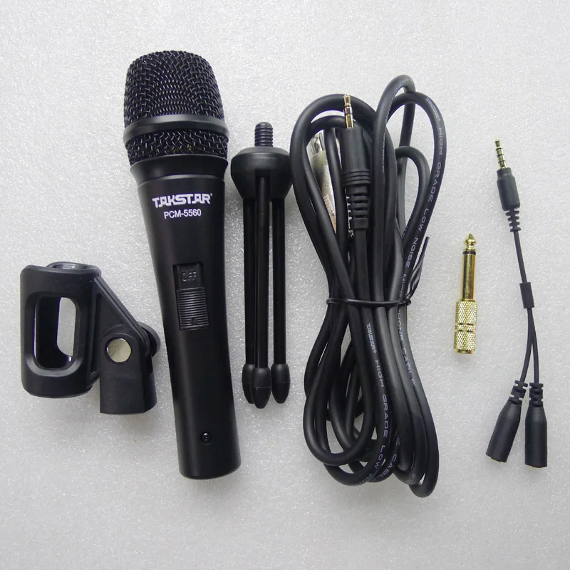 Новейший Студийный микрофон Takstar для записи конденсаторный компьютера и