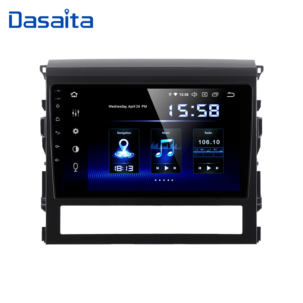 Dasaita 9 &quotсенсорный экран Android 10 0 автомобильное радио для Toyota Land Lruiser 2016 GPS