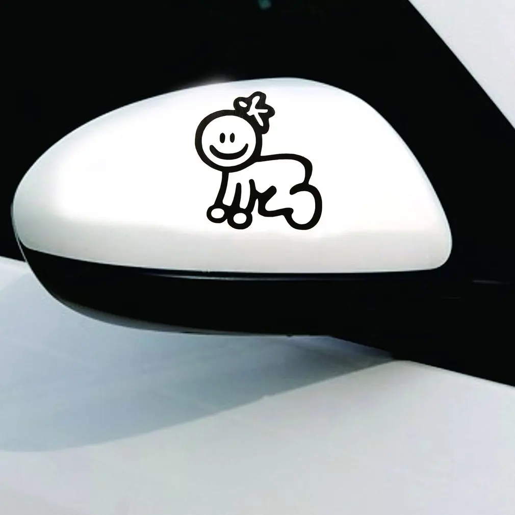 Креативная забавная Наклейка на стену члена семьи домашний декор наклейка авто