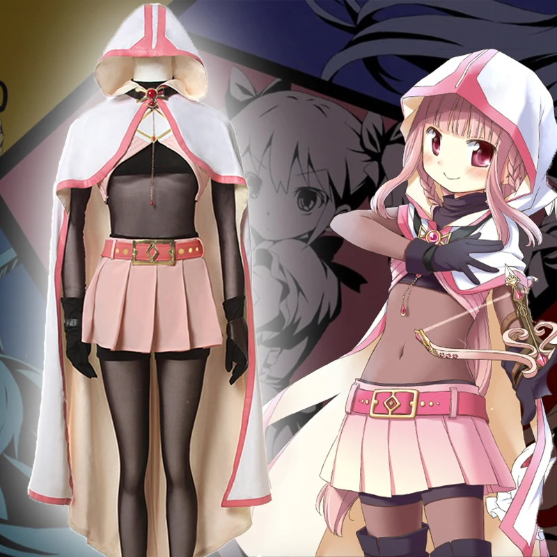 Костюмы для косплея игры Puella Magi Madoka Magica костюмы Тамаки ирохи платья одежда