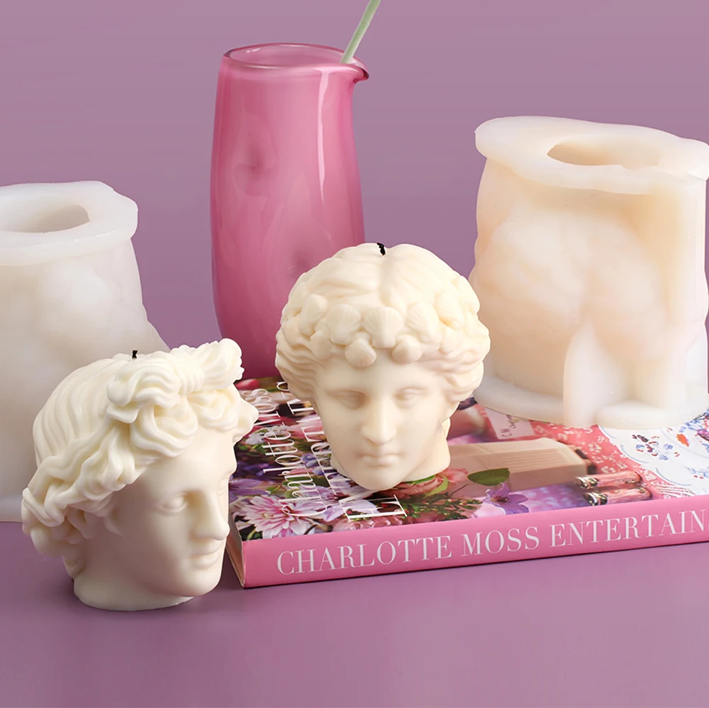 

Art Statue Candle Silicone Molds DIY Aromatherapy Candle Making Moulds Handmade Crafts Decorating Tools