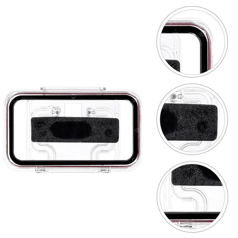 

1 Pc Anti-fog Phone Rack Waterproof Storage Rack Punch-free Storage Box
