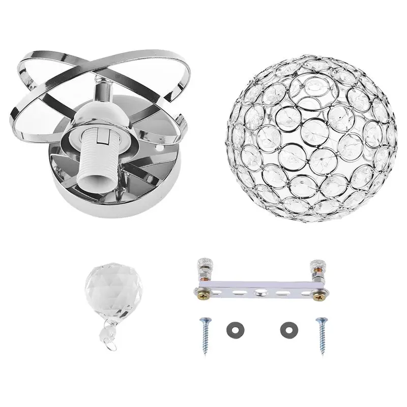 Настенный бра Хрустальный настенный светильник простой и креативный теплый