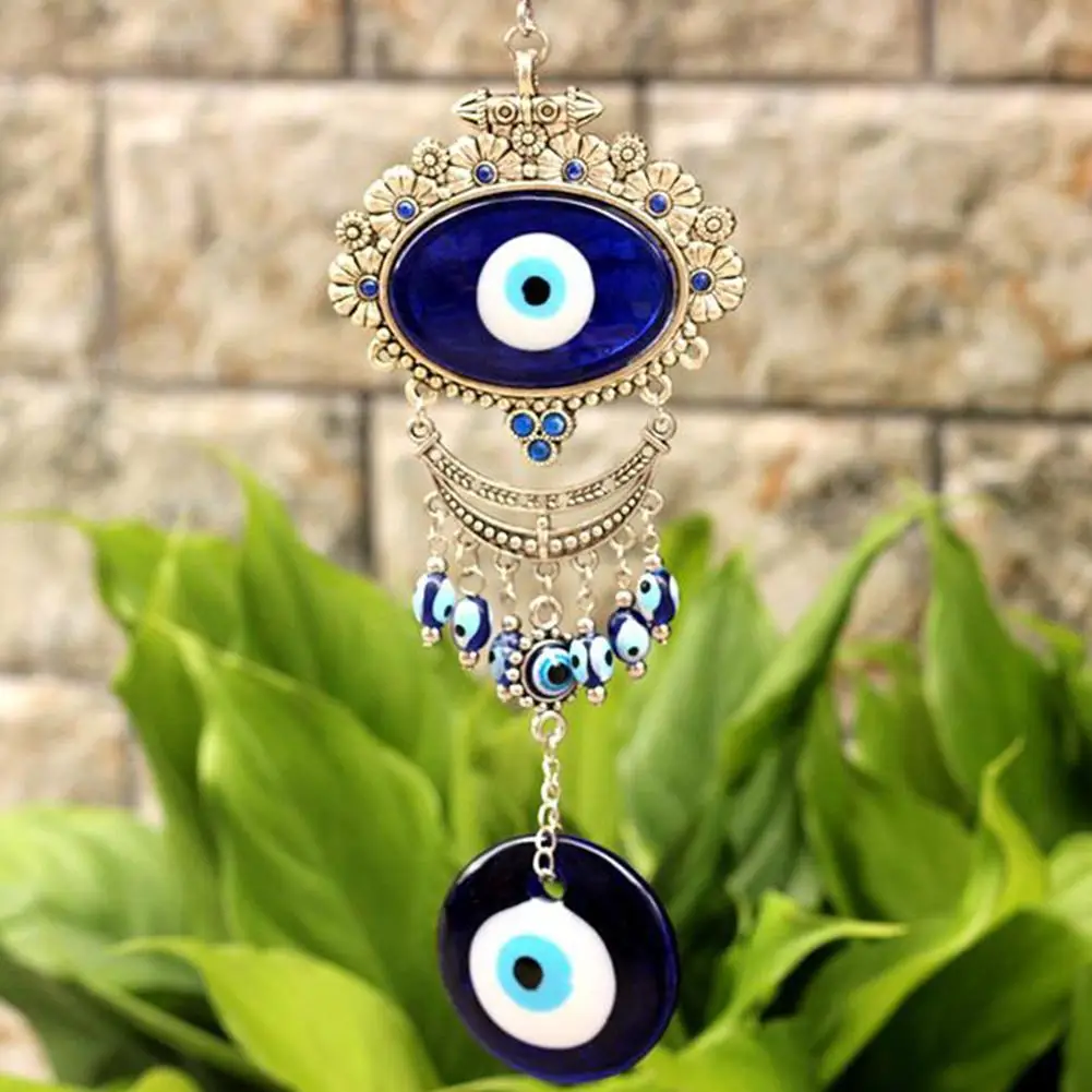 Синий турецкий амулет в виде глаза для внутреннего настенного подвесного декора