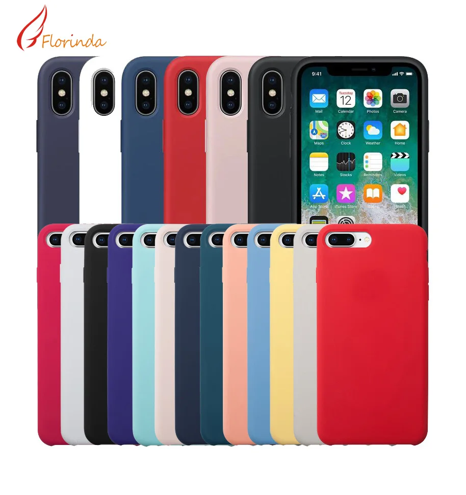 Роскошный оригинальный силиконовый чехол для телефона iphone 11 pro 7 8 Plus Apple iPhone 6 6S X XS
