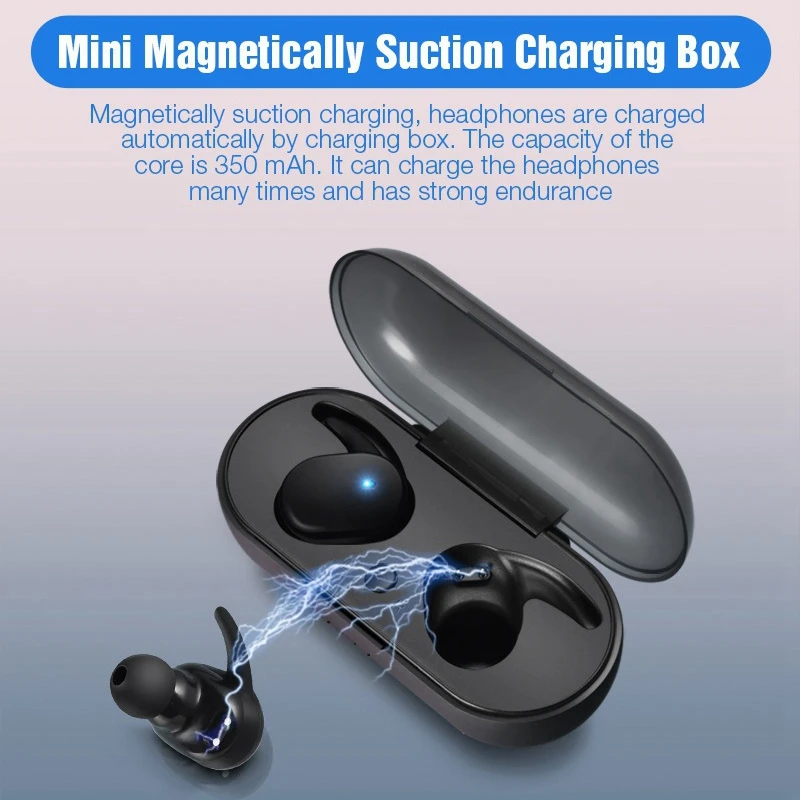 Беспроводные наушники стерео водонепроницаемые TWS V5.0 мини Bluetooth с сенсорным