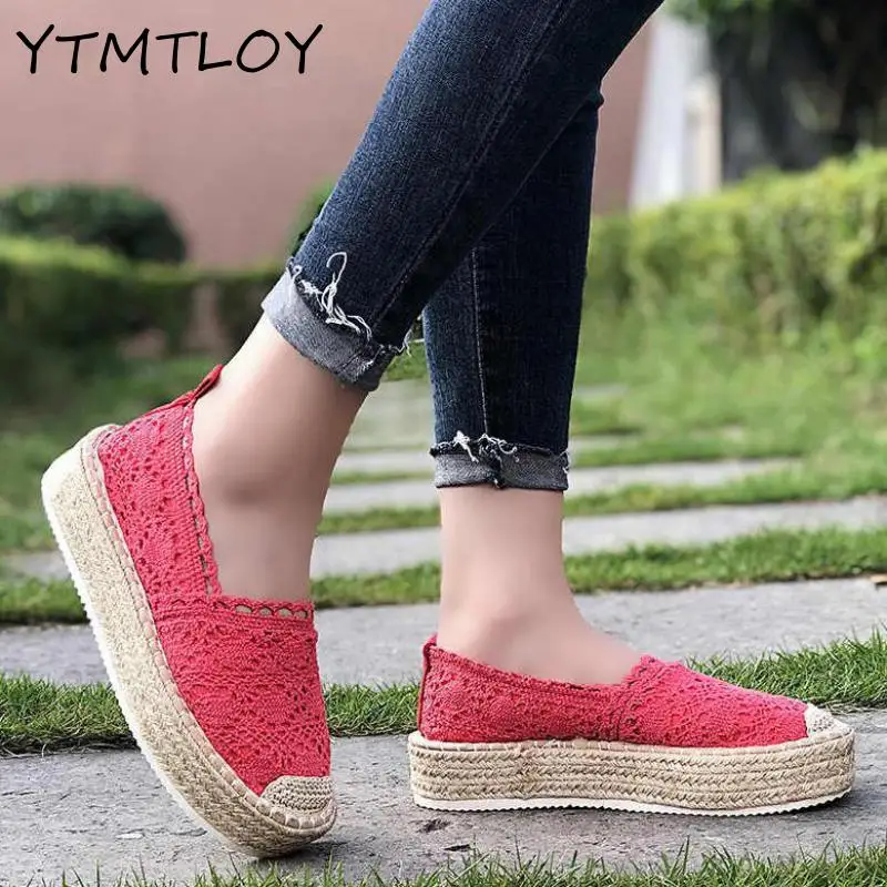 

Женская обувь 2021, модные летние повседневные туфли, полотняные дышащие туфли на толстой подошве, женская спортивная обувь