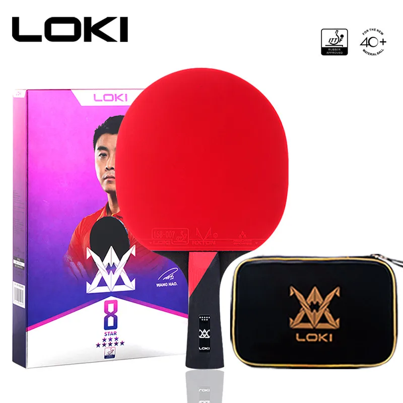 Ракетка для настольного тенниса LOKI 8 Star профессиональная ракетка пинг понга