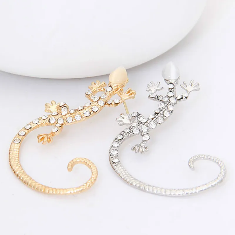 10 шт./лот Модные женские роскошные элегантные серьги-гвоздики из розового золота