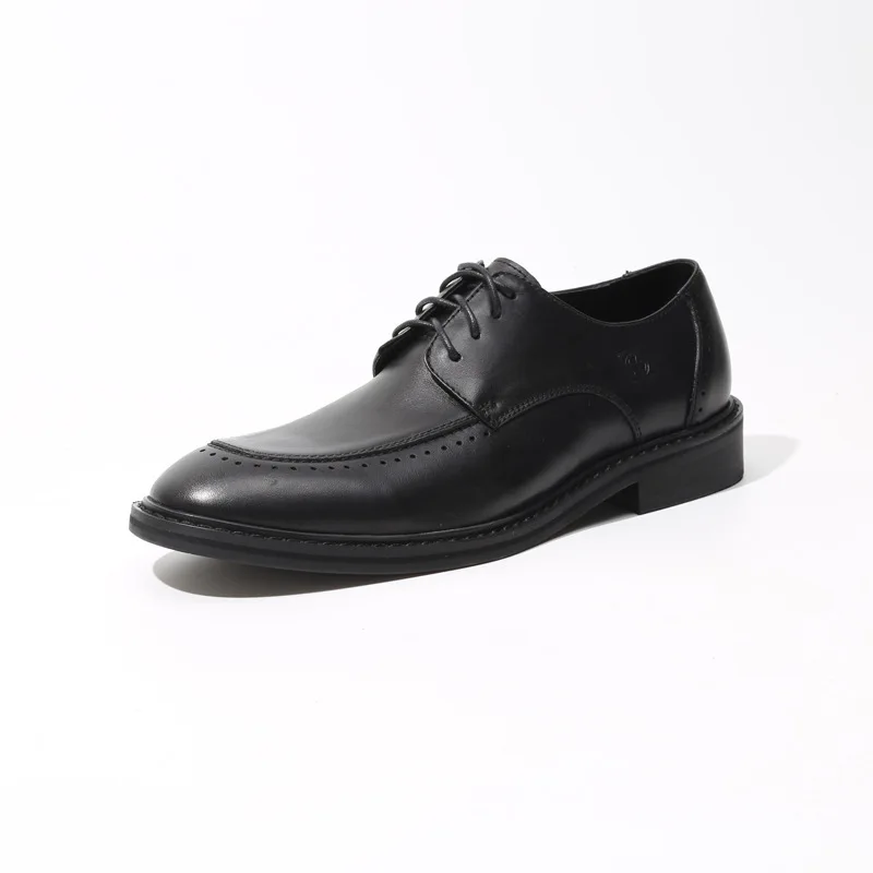 

Leather Man Dress Shoes Fashion Slip On Oxfords For Men Genuine Leather hollow carving Formal Party Wedding Shoes