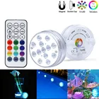 Погружной светильник для дайвинга, 13 светодиодов, 16 цветов, с магнитом и присоской, для улицы, пруда, ваза, фонтан, украшение для бассейна