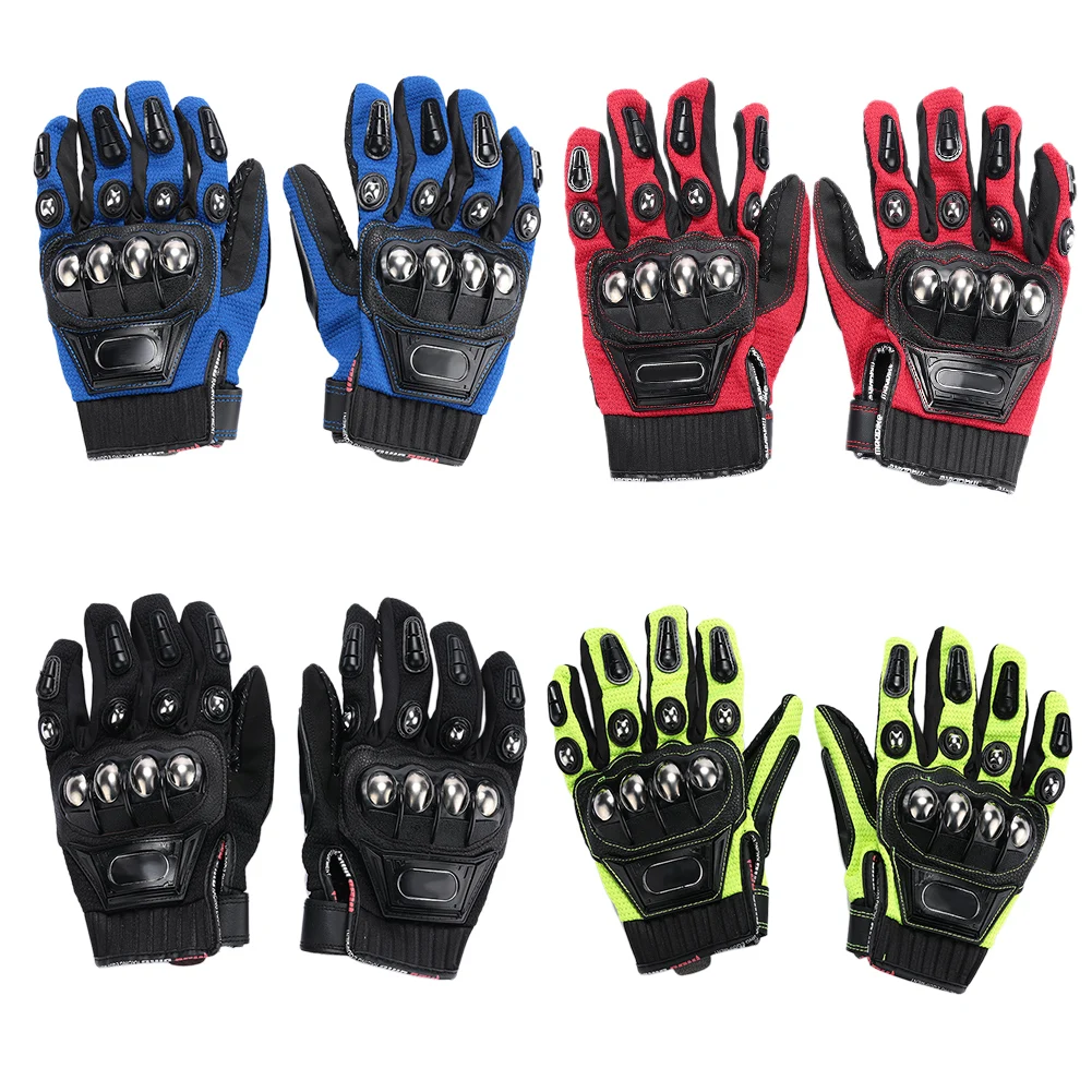 

Motorcycle Gloves Cycling Gloves Breathable Mitten Sports Protective Gear Full Finger Plastic Non-Slip