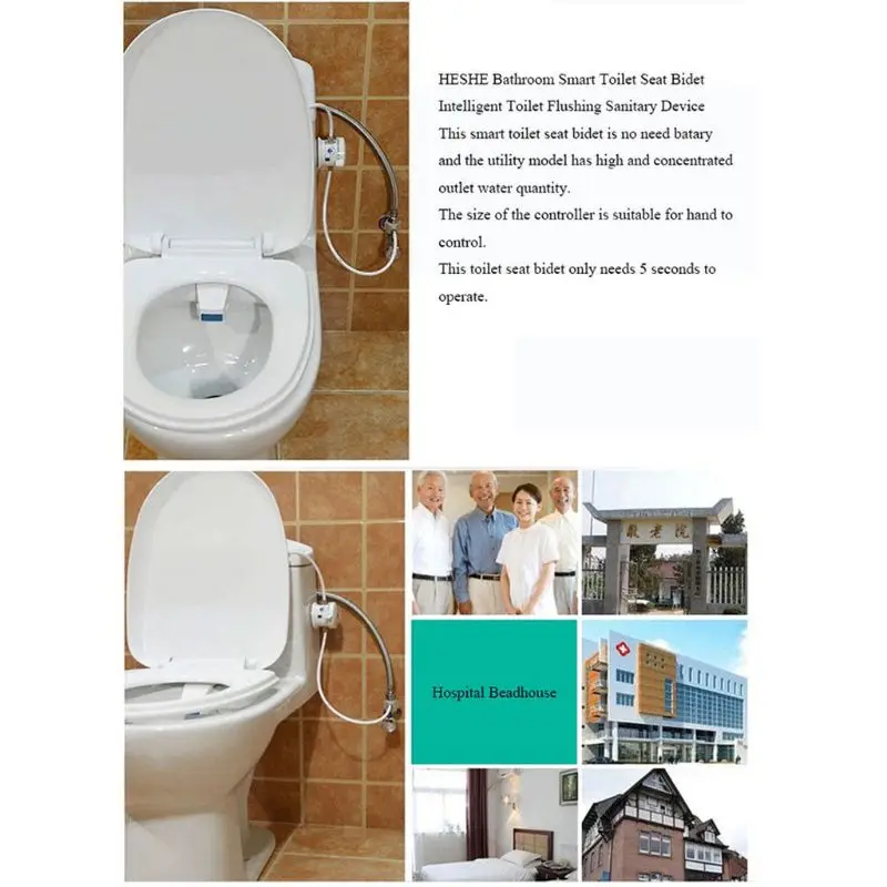 

2021 New Bathroom Smart Toilet Seat Bidet Toilet Lid / Flusher Intelligent Toilet Flushing Sanitary Device