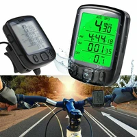 waterproof bicycle computer with lcd digital display bicycle odometer speedometer riding wireless stopwatch riding accessories