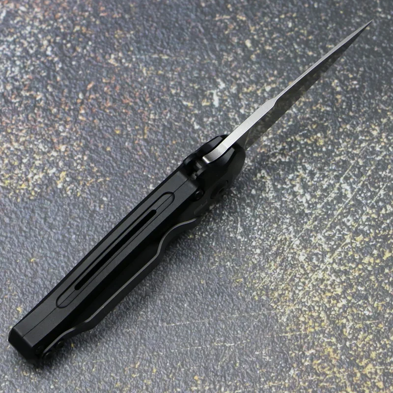 Складной нож KS7125 # ручка из искусственной кожи с алюминиевой ручкой карманный для